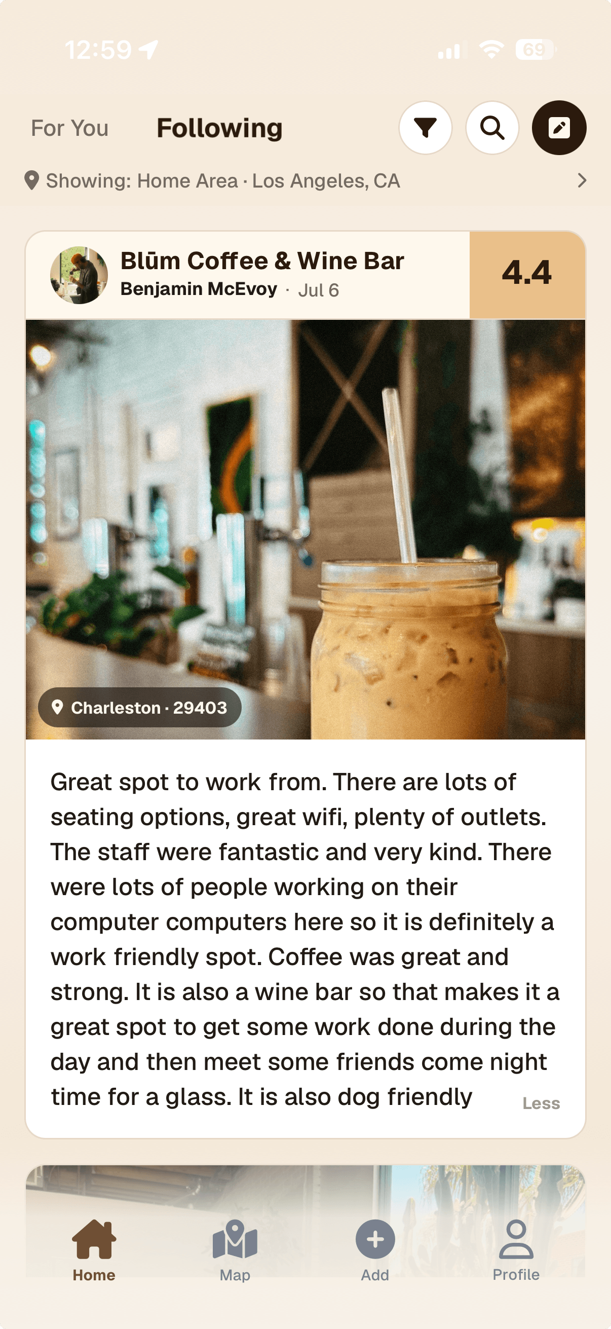 Spresso Club shop detail with reviews